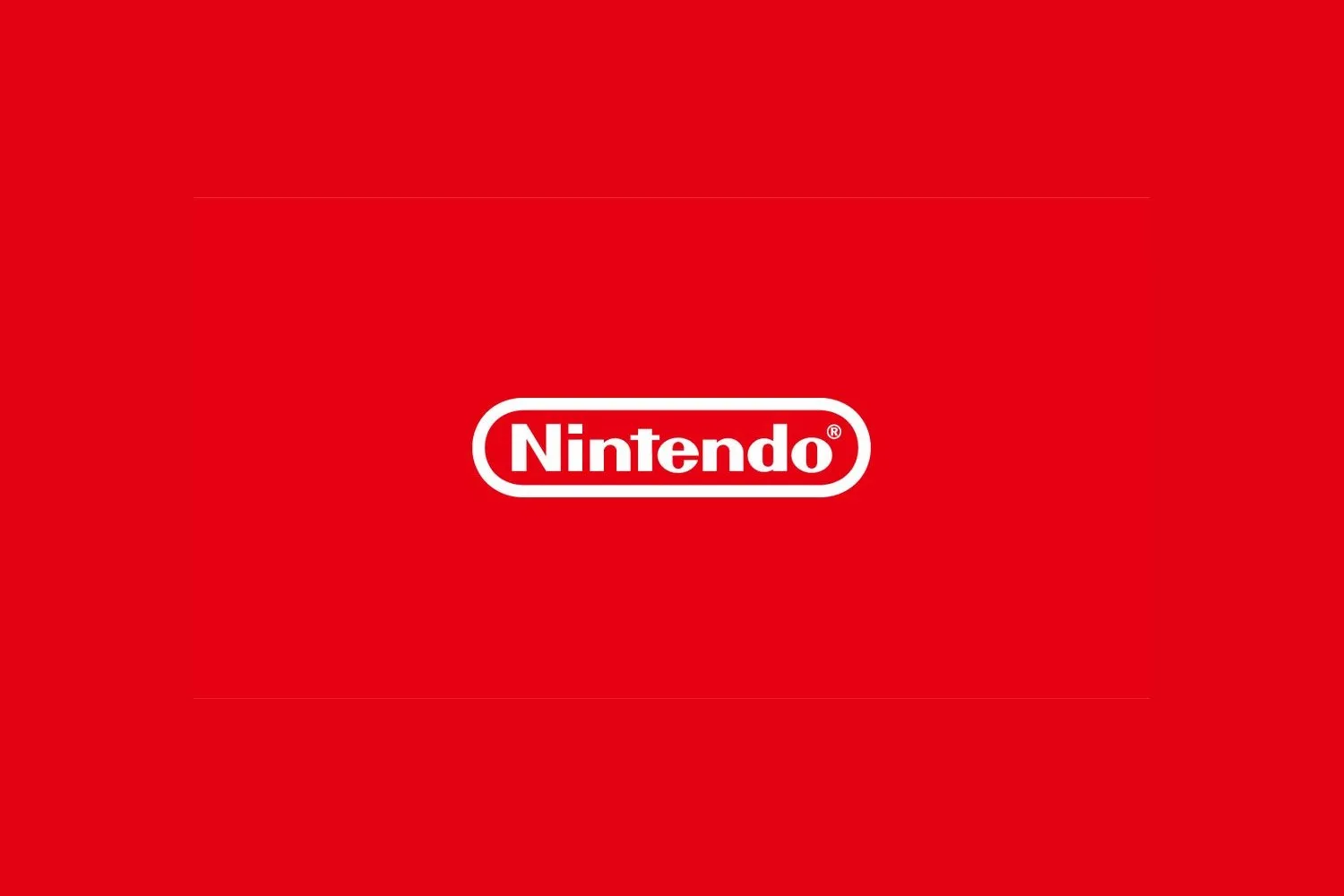 The Nintendo logo on a red background.